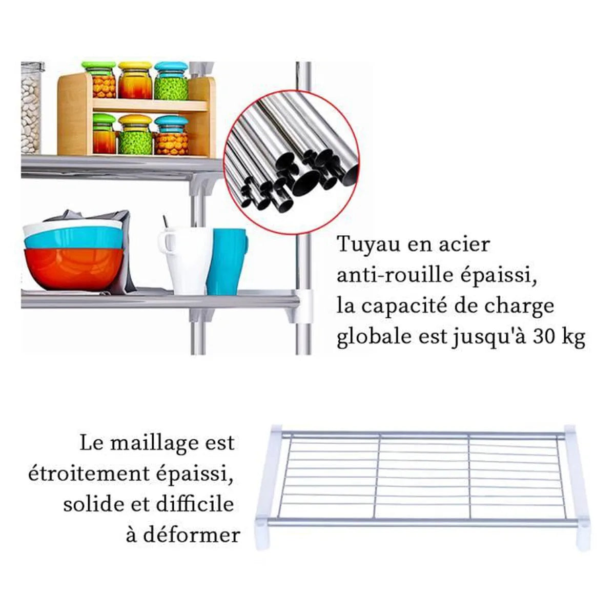 Multifunctional Microwave Oven Rack